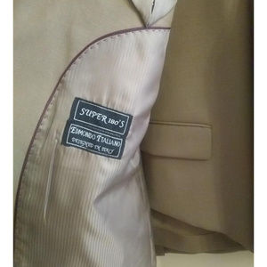 Edmondo Taliano Suits & Blazers - Men 3PC Vested Suit Edmondo Taliano Suits & Blazers - Men 3PC Vested Suit
